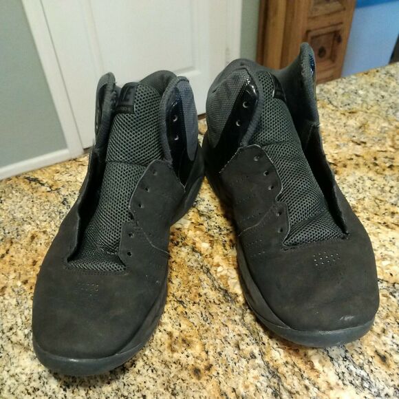 Nike Air Visi Pro 6 VI Black Basketball Shoes Lace Up 749168-003 Men’s Size 10 main image 12